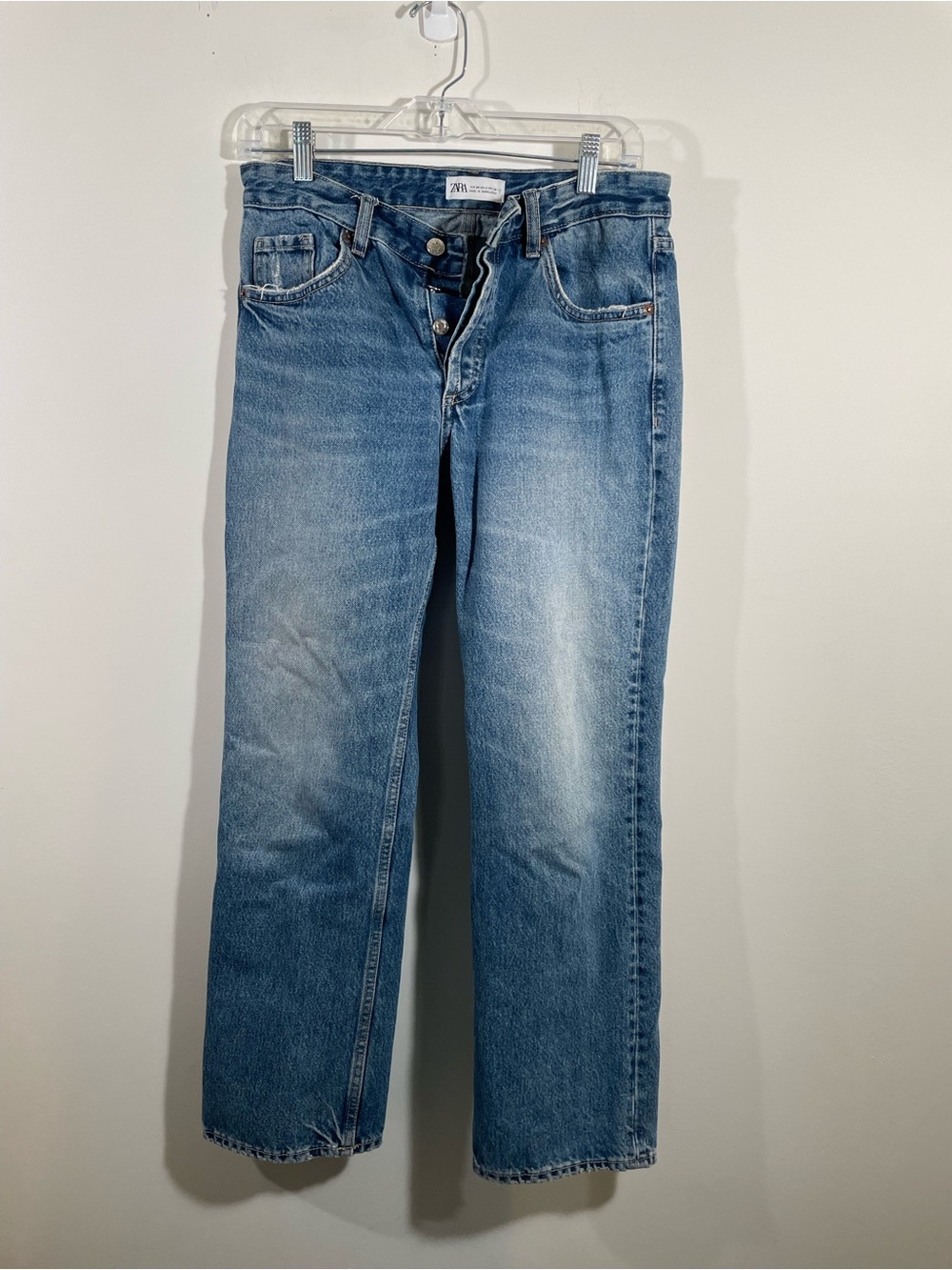 Zara button-fly jeans, 26